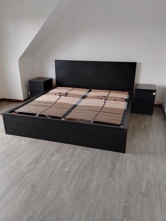 Boxspring met schuiven, Huis en Inrichting, Slaapkamer | Bedden, Zo goed als nieuw, Ophalen