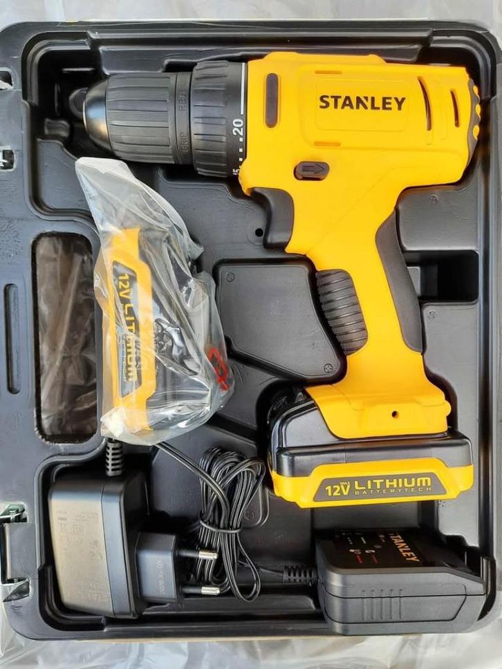 Stanley schroef/boormachine nieuw, Doe-het-zelf en Bouw, Gereedschap | Boormachines, Nieuw, Boormachine, Ophalen