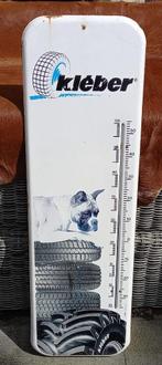 panneau publicitaire et thermomètre KLEBER pour pneus de voi, Collections, Utilisé, Enlèvement ou Envoi, Panneau publicitaire
