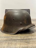 Casque camouflage Wehrmacht M42 WW2 allemand, Enlèvement, Armée de terre, Casque ou Béret
