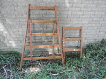 trap ladder laddertje hout H110 en H70 beschikbaar voor biedingen