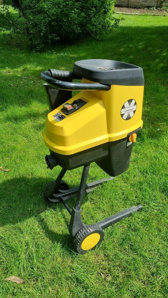 Hakselaar geluidsarm Powerplus, Tuin en Terras, Hakselaars, Gebruikt, Ophalen