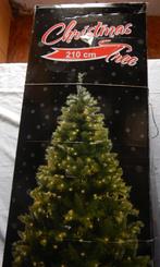 Sapin de NOEL avec led (2,10 m), Ophalen of Verzenden, Zo goed als nieuw