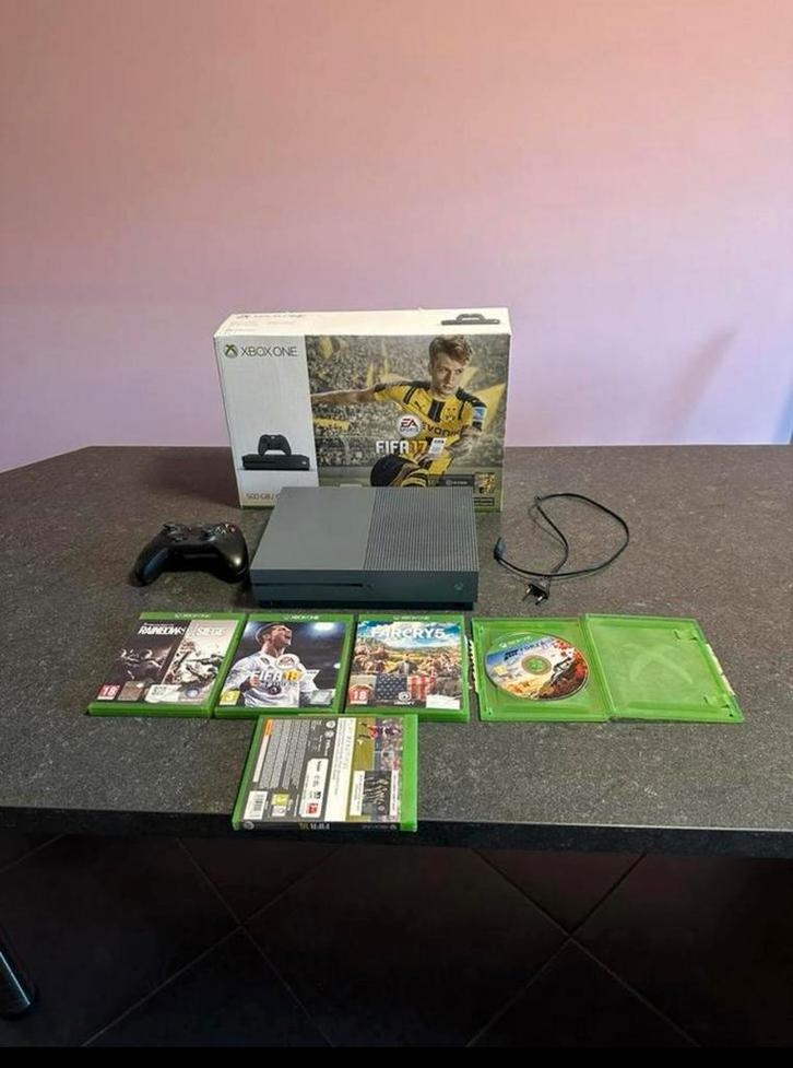 Gameconsole/Xbox One S gelimiteerde editie/controller, Games en Spelcomputers, Spelcomputers | Xbox One, Zo goed als nieuw, Xbox One