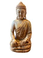 Ivoren beeld van een zittende Boeddha., Ophalen, Zo goed als nieuw