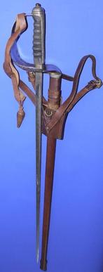 King George 6th British Infantry Officer’s Sword,, Ophalen of Verzenden, Landmacht, Zwaard of Sabel