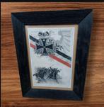 Impression impériale allemande encadrée de la Première Guerr, Enlèvement