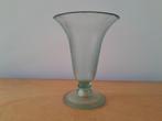 Mondgeblazen decoratieve vaas van dik glas, Gebruikt, Overige kleuren, Ophalen of Verzenden, Glas