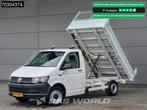 Volkswagen Transporter 150PK Open Laadbak Trekhaak Euro6 Pri, Auto's, 4 cilinders, Volkswagen, Wit, Leder