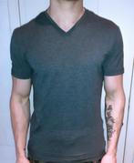 T-shirt heren set van 2 kleur grijs H&m v-neck slim fit M, Nieuw, Maat 46 (S) of kleiner, Grijs, Verzenden