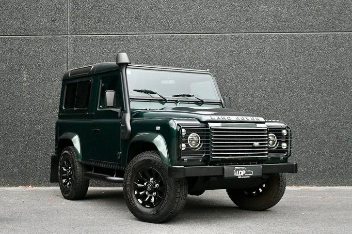 Land Rover Defender 90 Td4 SE Lichte vracht EX BTW, Auto's, Land Rover, Bedrijf, Te koop, Defender, Diesel, Leder, Ophalen