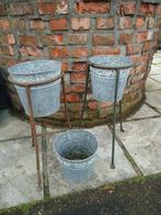 bloempotjes, Tuin en Terras, Ophalen, Gebruikt, Metaal