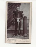 militair sabel kabinetsfoto CDV foto mechelen, Verzamelen, Militaria | Algemeen, Ophalen of Verzenden, Landmacht, Foto of Poster