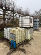 Te koop ibc containers, Tuin en Terras, Regentonnen, Ophalen, Kunststof, Gebruikt, Met kraantje