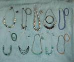 Setjes van halskettingen+armbandjes of oorstekers.5€/stuk., Bijoux, Sacs & Beauté, Colliers, Comme neuf, Autres matériaux, Enlèvement