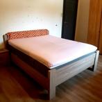 Chambre complète bon état Lit + 2 chevets + commode miroir, Maison & Meubles, Enlèvement