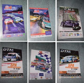 collectie 8 poster spa francorchamps automobiles beschikbaar voor biedingen