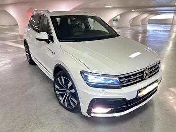 Volkswagen Tiguan 2.0TDI R-Line TVA déductible, Autos, Cuir, Achat, Carnet d'entretien, Noir