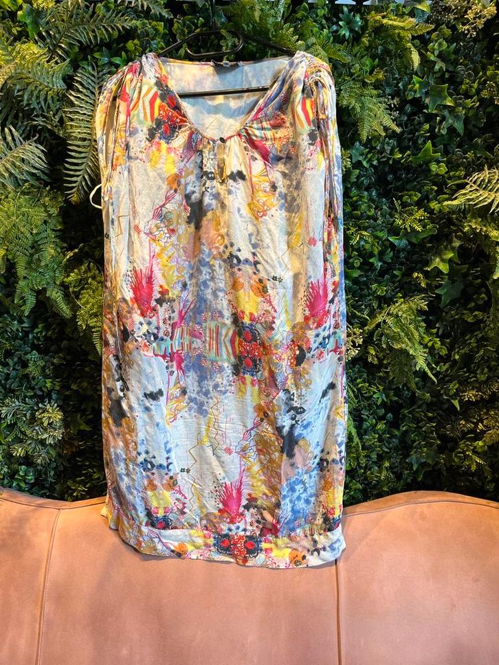 Zijden minijurk ESSENTIEL, Kleding | Dames, Jurken, Gedragen, Maat 38/40 (M), Overige kleuren, Boven de knie, Ophalen of Verzenden