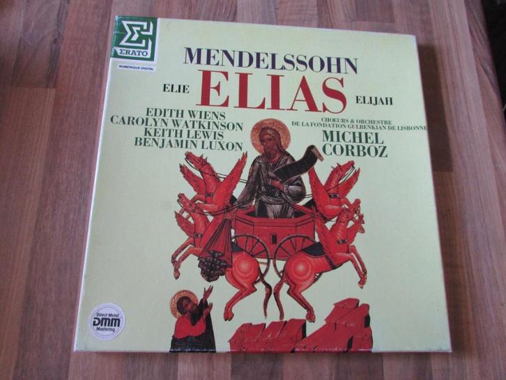 MENDELSSOHNS ELIAS  3 LP'S IN 1 DOOS, Cd's en Dvd's, Vinyl | Klassiek, Gebruikt, Classicisme, Opera of Operette, 12 inch, Verzenden