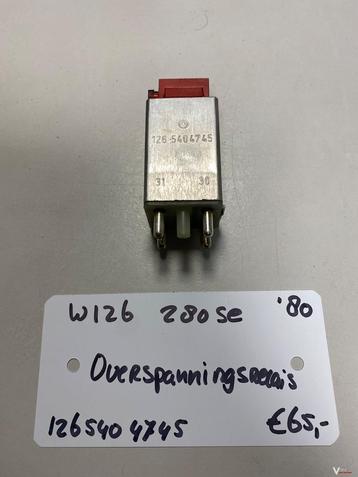 Mercedes W126 280 SE 1980 Overspanningsrelais beschikbaar voor biedingen