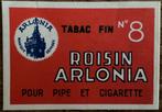 ROISIN ARLONIA/TABAC FIN n8 publicité/étiquettes, Collections, Enlèvement ou Envoi, Comme neuf, Autres types