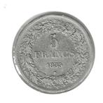 Belgique, 5 Francs 1835, pos.A., Postzegels en Munten, Ophalen of Verzenden, Zilver, Losse munt, Zilver