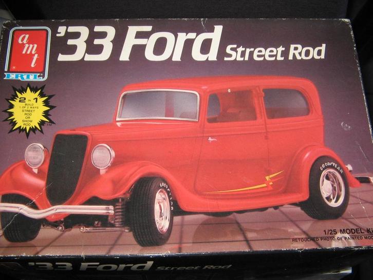 bouwdozen van street rods op 1/25, Hobby en Vrije tijd, Modelbouw | Auto's en Voertuigen, Nieuw, Auto, Overige merken, Ophalen of Verzenden