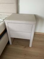 Boxspring met 2 nachttafels, Huis en Inrichting, Slaapkamer | Bedden, Ophalen, Beige, Tweepersoons, Zo goed als nieuw