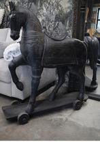 Groot houten paard (etalage materiaal, Ophalen of Verzenden