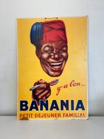 BANANIA oud reclamebord, Ophalen of Verzenden, Gebruikt, Reclamebord