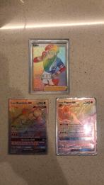 Cartes Pokémon arc-en-ciel 3 pièces, Hobby & Loisirs créatifs, Enlèvement, Neuf, Plusieurs cartes, Foil