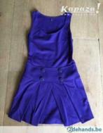 retro kleedjes Smal, Kleding | Dames, Ophalen of Verzenden, Zo goed als nieuw, Maat 36 (S), Paars