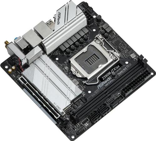 ASRock Z590M-ITX/ax Wifi LGA1200, Computers en Software, Moederborden, Zo goed als nieuw, Intel, DDR4, Ophalen of Verzenden