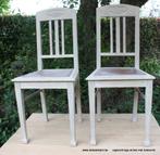 Retro antieke oude artdeco stoelen opgekuist, Ophalen of Verzenden