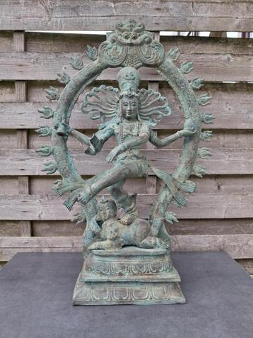 bronzen beeld van Shiva Nataraja/Azië/India/58cm beschikbaar voor biedingen