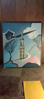 Peinture sur bois Maurice Jean Lenoble, 1969, 60x70, n636, Enlèvement