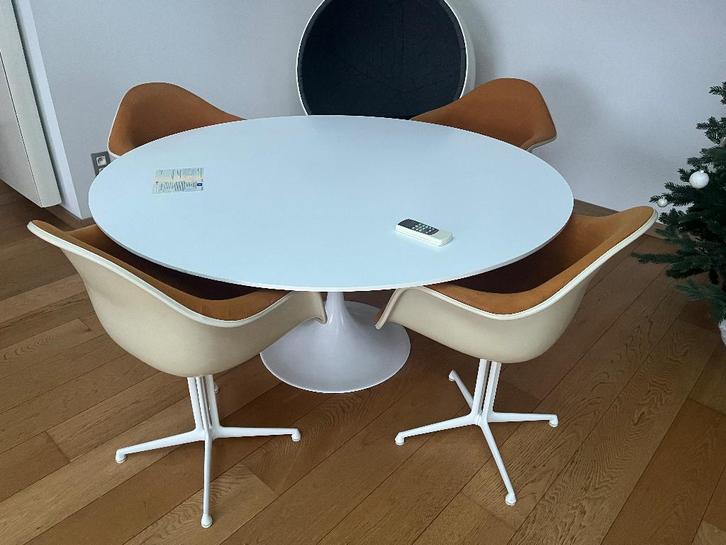 Herman Miller La Fonda DAL stoelen, Huis en Inrichting, Stoelen, Gebruikt, Vier, Stof, Overige materialen, Overige kleuren, Ophalen
