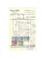 Ancienne facture 1942, Ophalen of Verzenden, Gebruikt