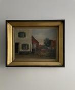 Schilderij Huis met tuin, Ophalen