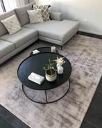Modern effen tapijt met effect 200x290cm, Huis en Inrichting, Ophalen, Grijs, 200 cm of meer, Zo goed als nieuw