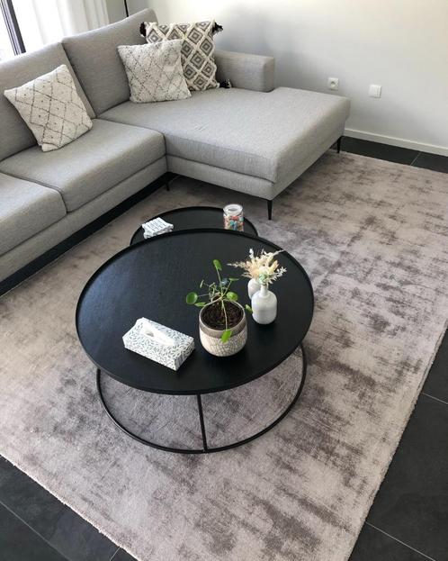 Modern effen tapijt met effect 200x290cm, Huis en Inrichting, Stoffering | Tapijten en Vloerkleden, Zo goed als nieuw, 200 cm of meer