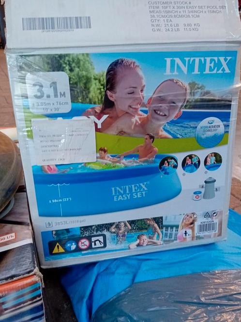 Intex zwembad 3.1m, Tuin en Terras, Zwembaden, Gebruikt, Ophalen