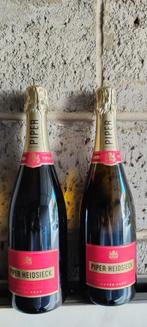 Champagne Piper Hiedsieck  2 bouteilles, Nieuw, Frankrijk, Vol, Champagne
