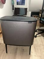 ️Poubelle Brabantia BoTouch Bin Platinum(2 seaux 11+23 L), Enlèvement, Utilisé, Métal, 50 à 75 cm
