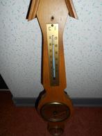 Ouderwetse barometer+temp, Audio, Tv en Foto, Weerstations en Barometers, Ophalen of Verzenden, Gebruikt, Barometer