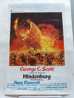 Oud film affiche The Hindenburg Zeppelin Cinema Internationa, Gebruikt, Ophalen of Verzenden, Rechthoekig Staand, Overige onderwerpen