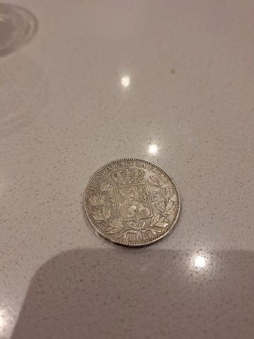 piece argent leopold 1er 1865, Enlèvement ou Envoi, Argent, Argent