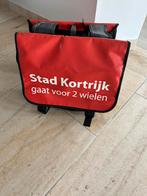 Dubbele grote fietstassen Stad Kortrijk, Handtassen en Accessoires, Ophalen, Gebruikt