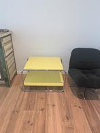 Retro-bijzettafel, Huis en Inrichting, Tafels | Salontafels, Ophalen, 50 tot 100 cm, 50 tot 100 cm, Zo goed als nieuw